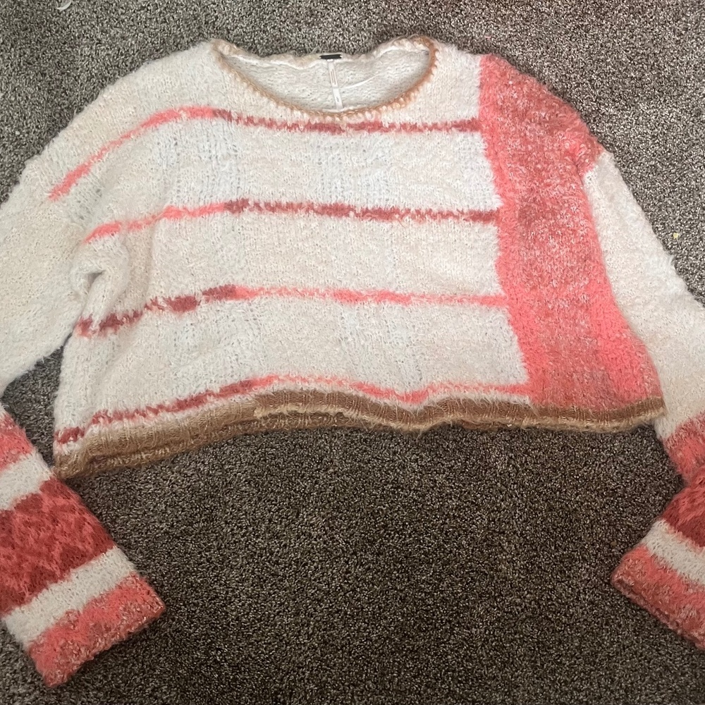 Free People Cropped Sweater